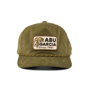 Abu Garcia Largemouth Bass Patch Flat Brim Rope Hat